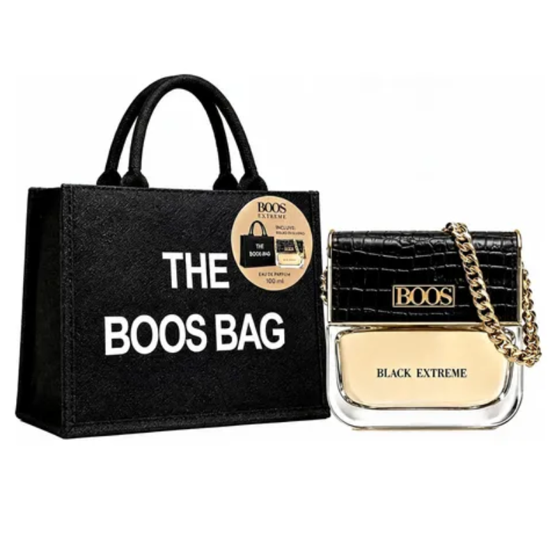 BOOS TOTE BAG BLACK EXTREME EDP X 100 ML.